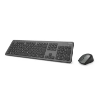 Комплект клавиатура + мышь Hama KMW-700 Set (черный/серый) фото 1